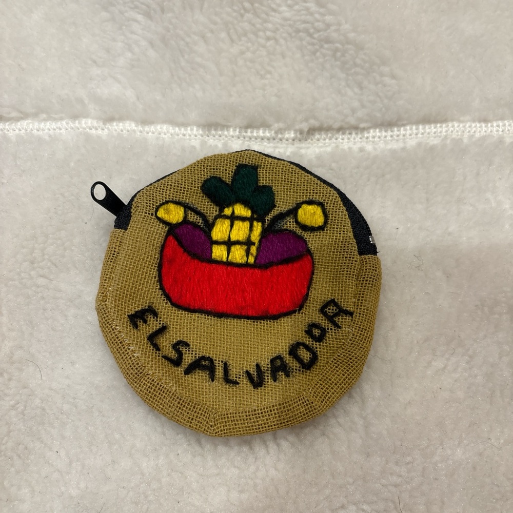 Colorful El Salvador Kids Coin Pouch